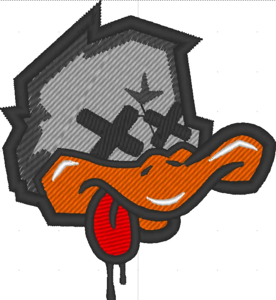 Patch canard KO (Moyen (4'' x 4''))