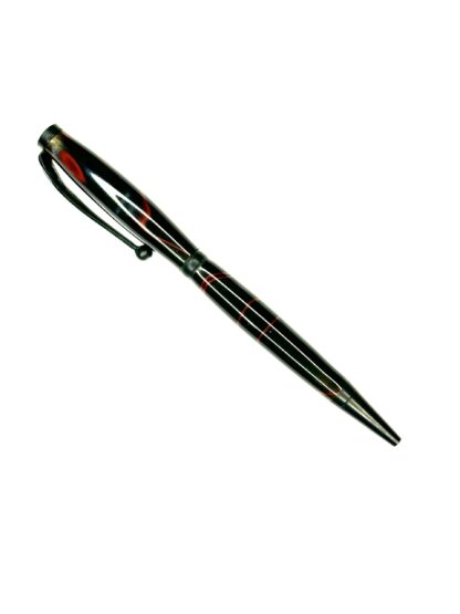 Stylo en acrylique Noir et rouge – Image 2