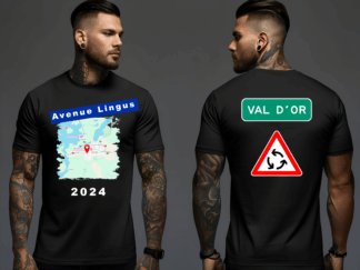 T-shirt humoristique Avenue Lingus